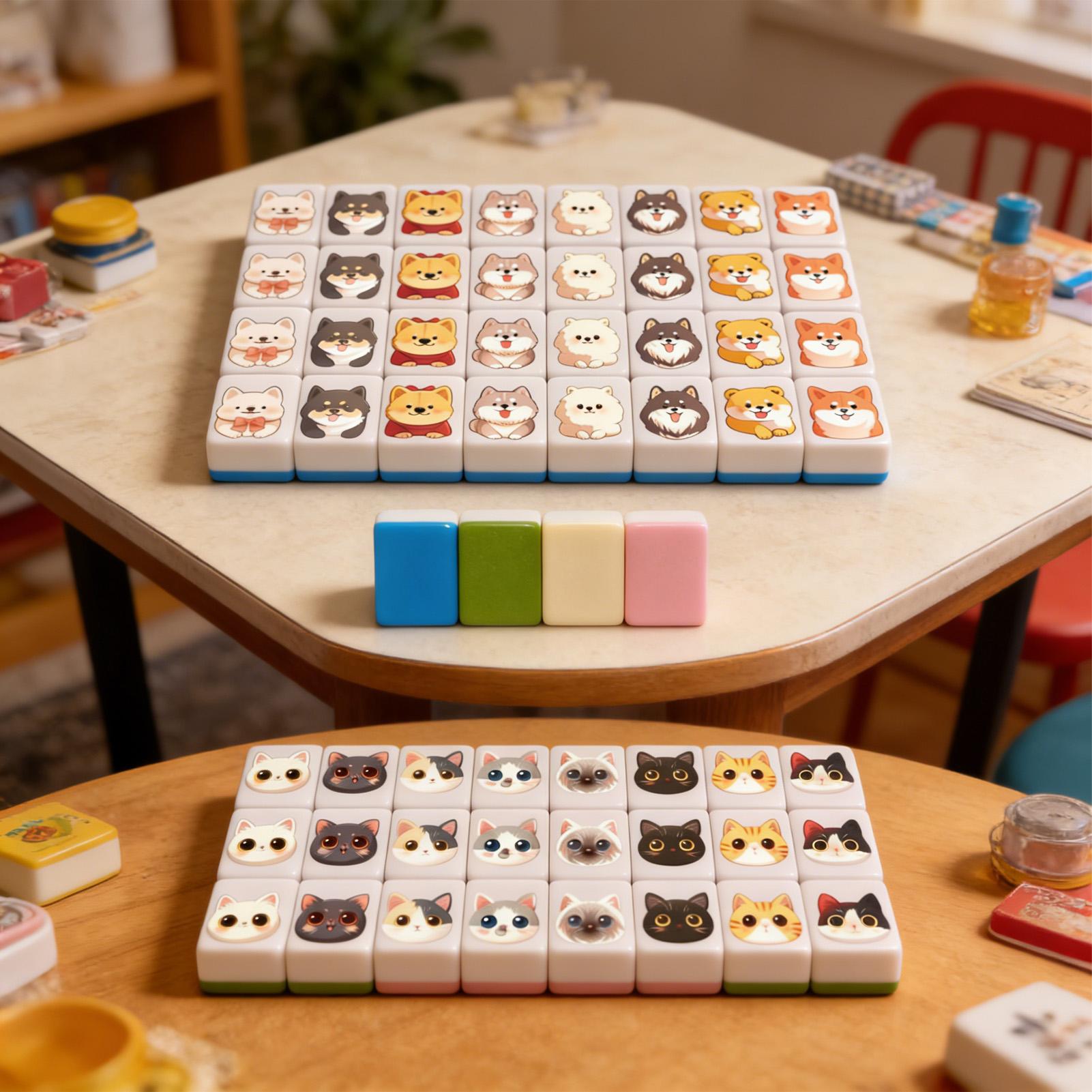 Board Game Name - Набор мини-игр Маджонг из 65 фишек: