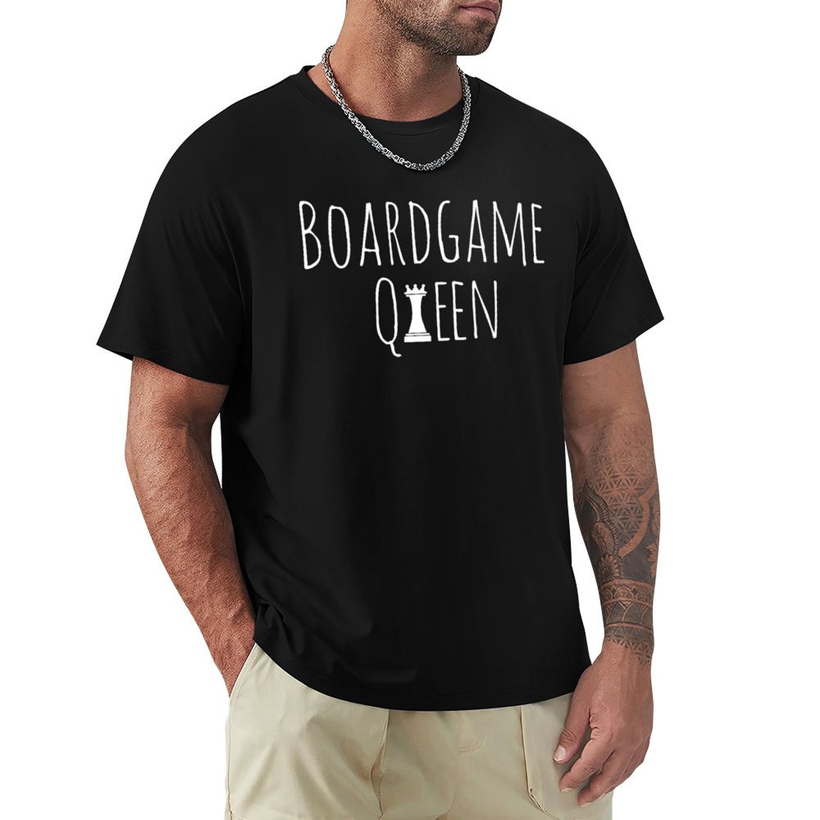 Board Game Queen - Футболка Boardgame Queen, повседневная футболка для