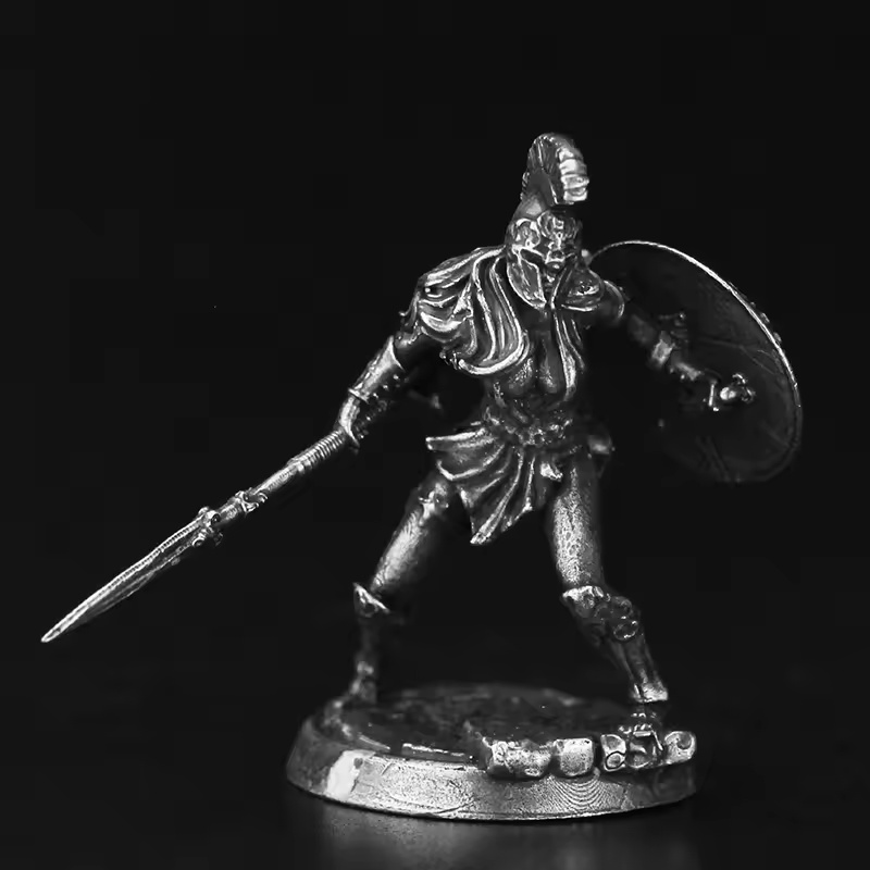 Board Game Movie - Металлические фигурки древнегреческих воинов, модели солдат,