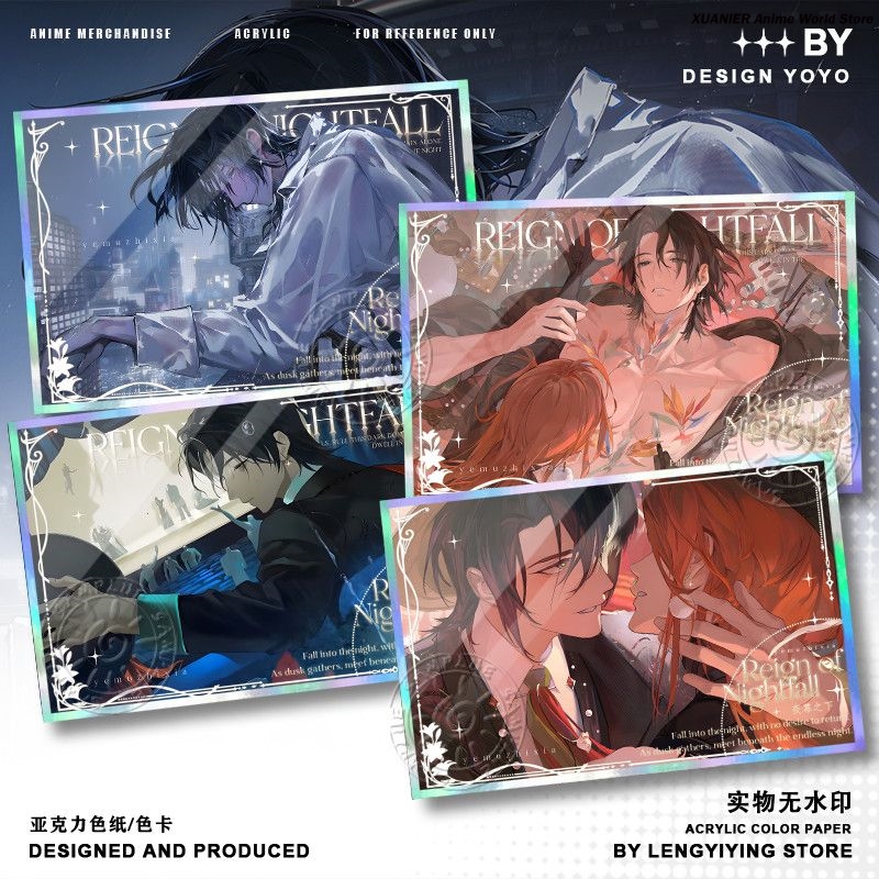 Board Game Card - Аниме-атрибутика REIGN OF NIGHTFALL NG: акриловая