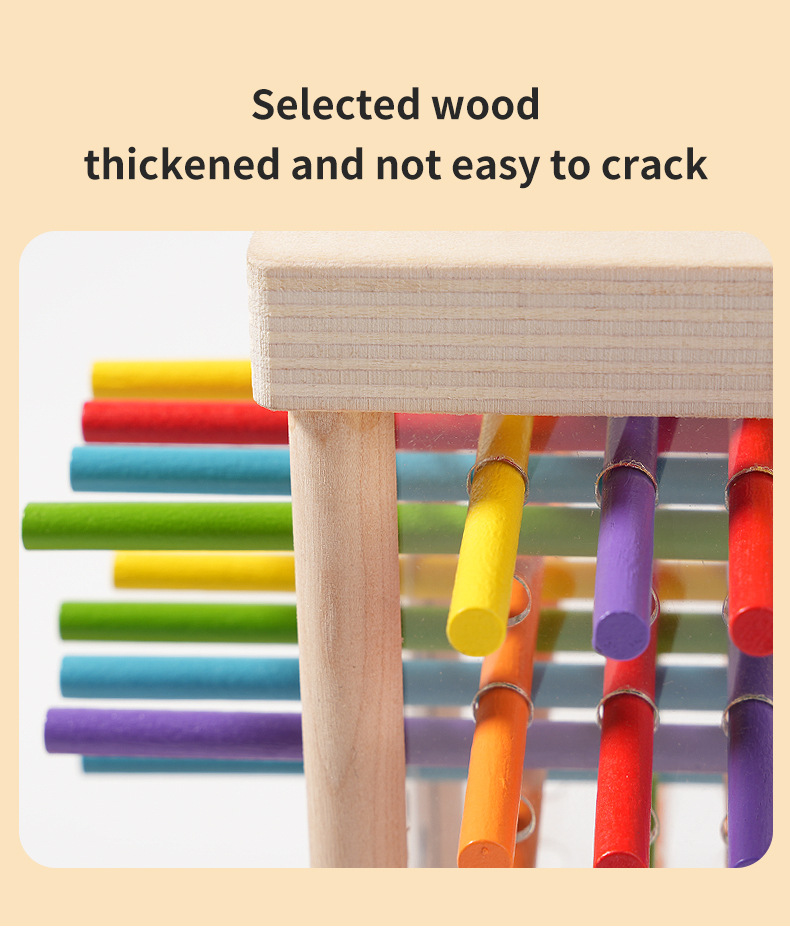 Dice Tower Wooden - Развивающая игрушка - Настольная игра с