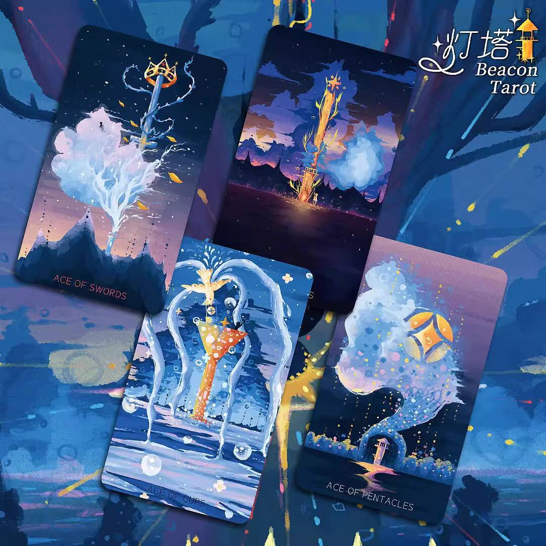 Board Game Queen - Новые карты Таро с маяком, эстетическое