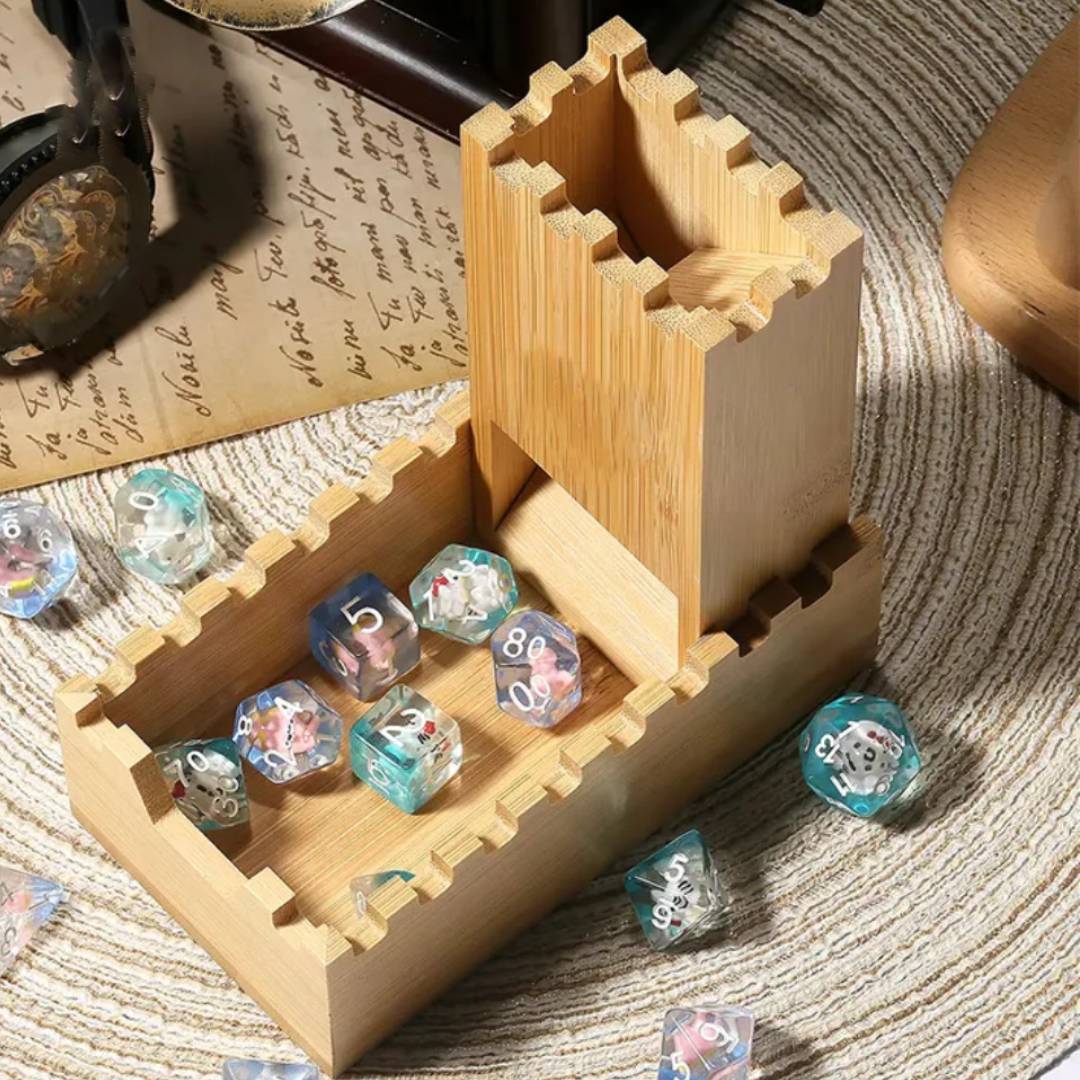 Деревянная башня для игральных – обзор и цена Dice Tower Wooden