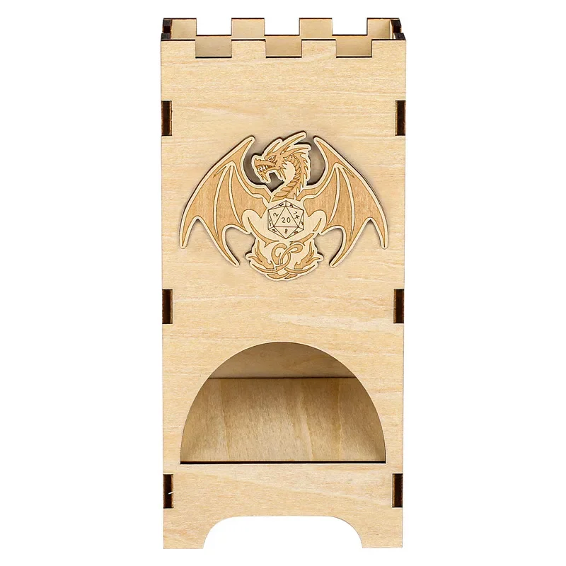 Деревянная башня для игральных – обзор и цена Dice Tower Wooden
