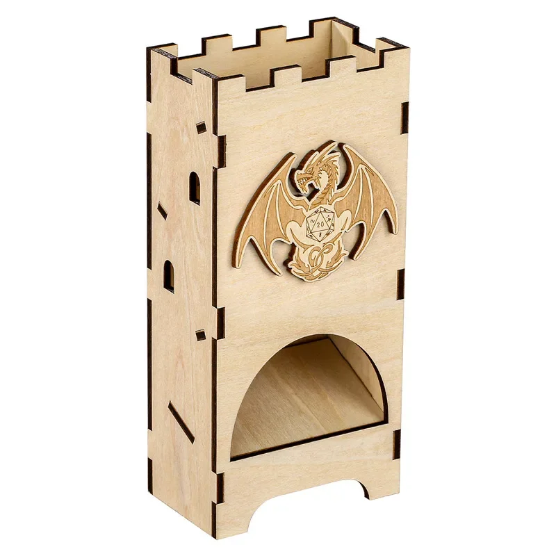 Деревянная башня для игральных – обзор и цена Dice Tower Wooden