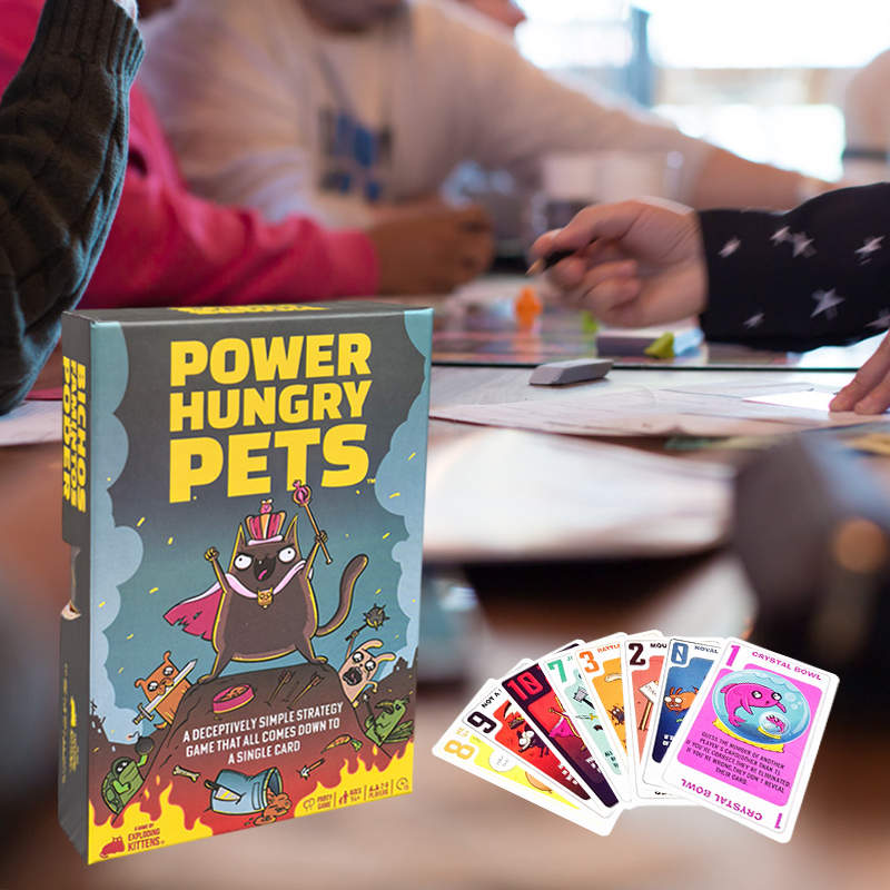 Карточная игра Power Hungry Pe – обзор и цена Board Game Quiz