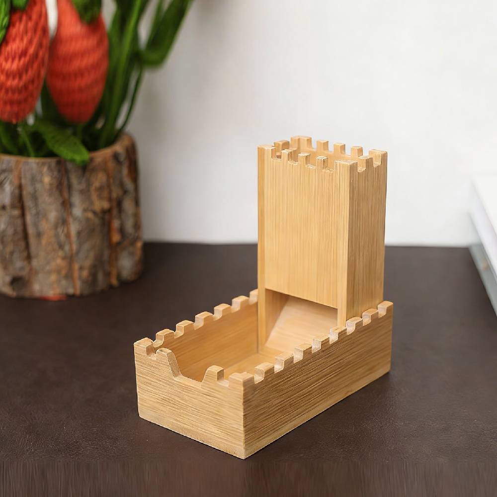 Премиальный натуральный бамбук – обзор и цена Dice Tower Wooden