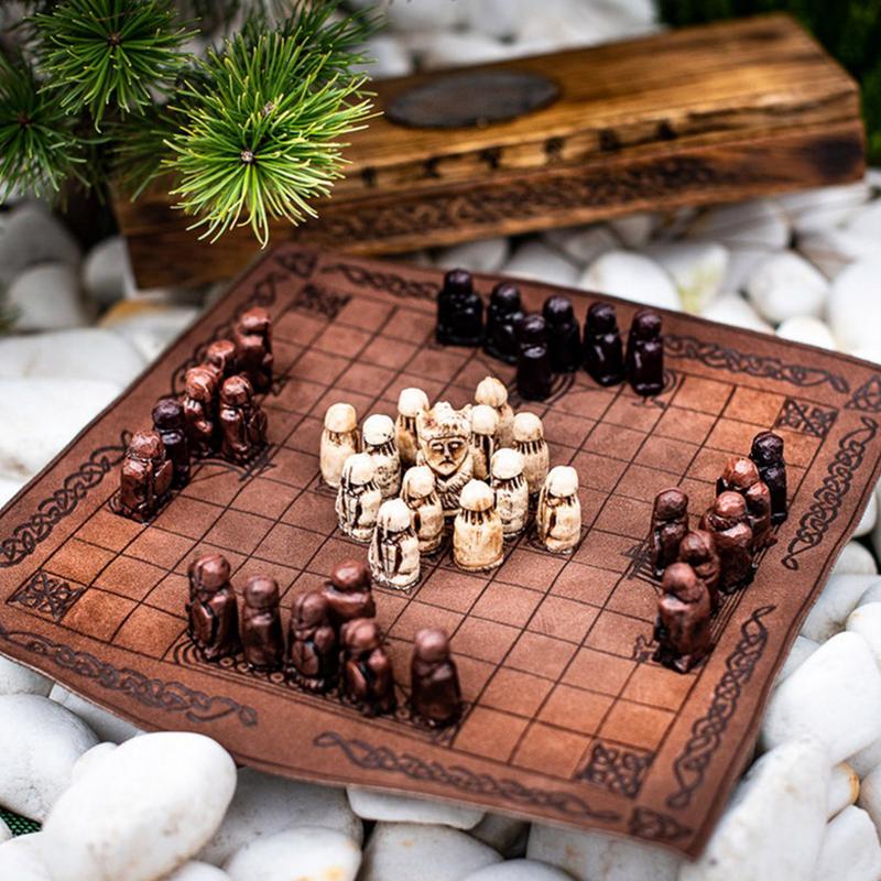 Набор шахматных фигур викингов – обзор и цена Board Game Vikings